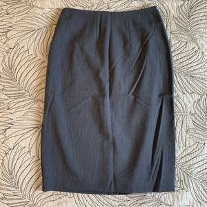Gray Business Professional Pencil Skirt - Size 2